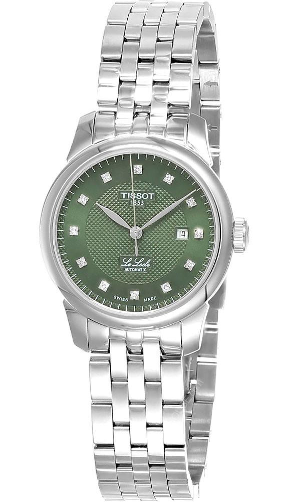 TISSOT Le Locle Automatic Lady 29MM Green Dial Women's Watch T006.207.11.096.00 / T0062071109600