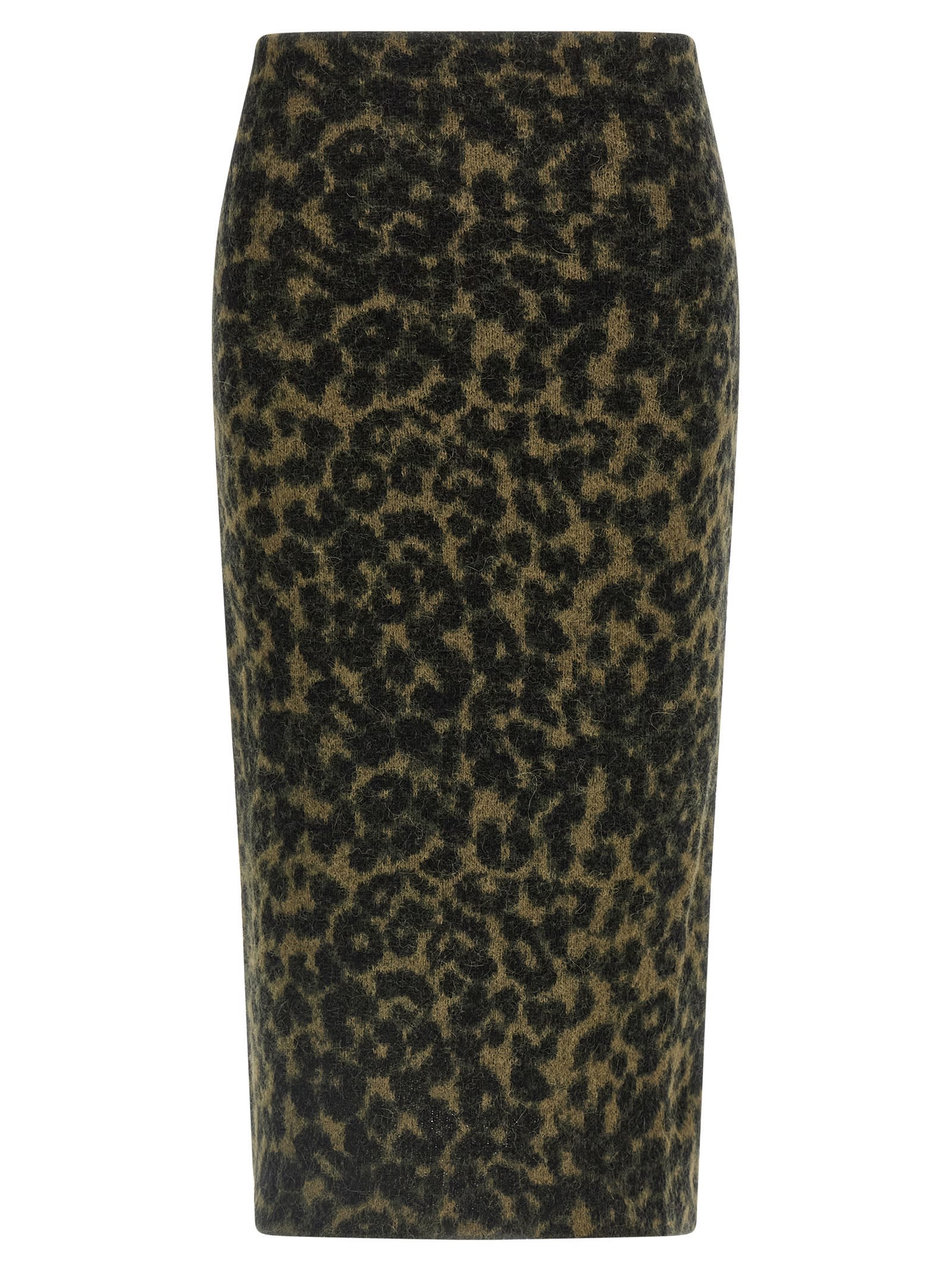(nude) Wool Skirt