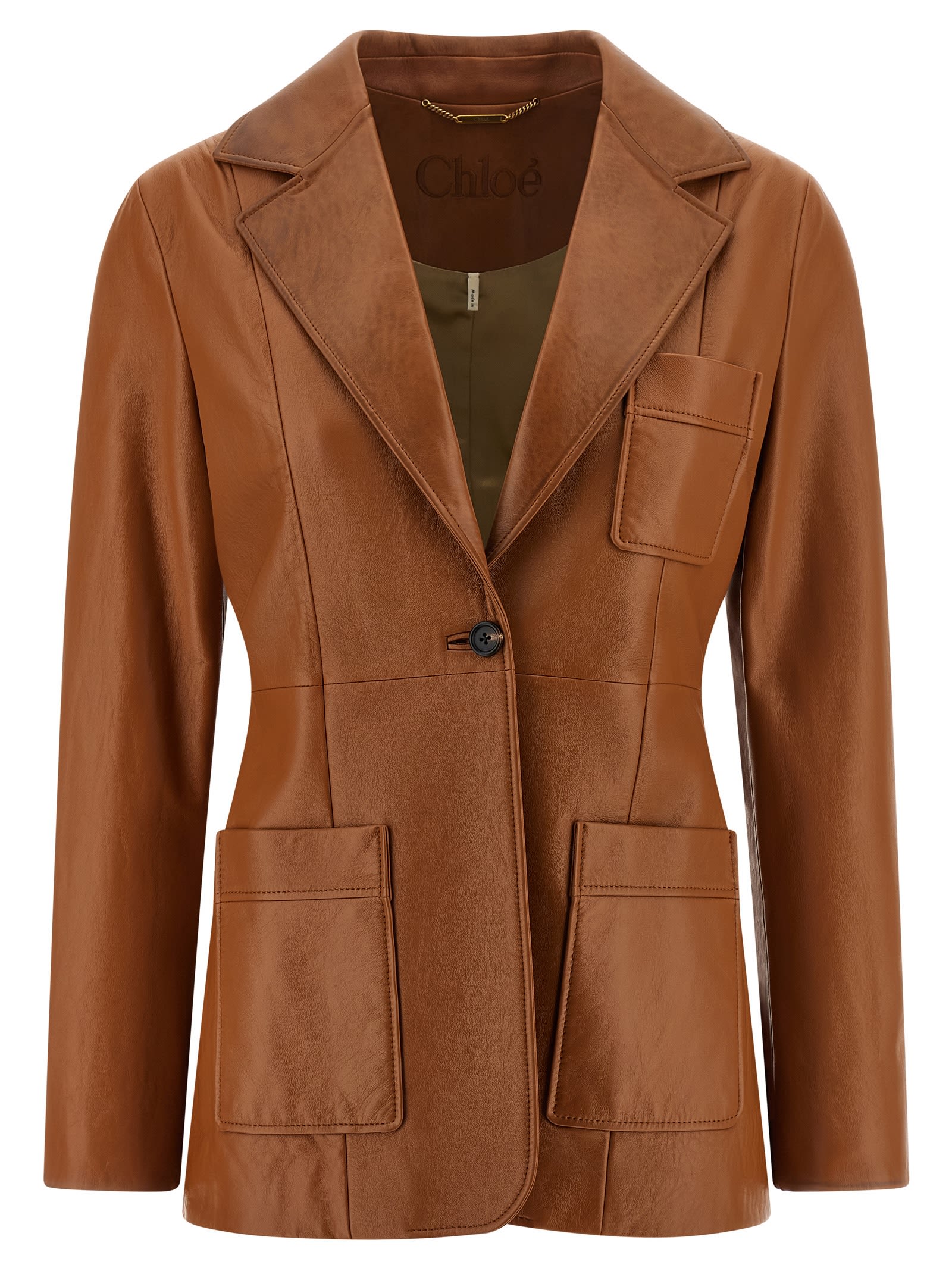 Chloé Leather Blazer