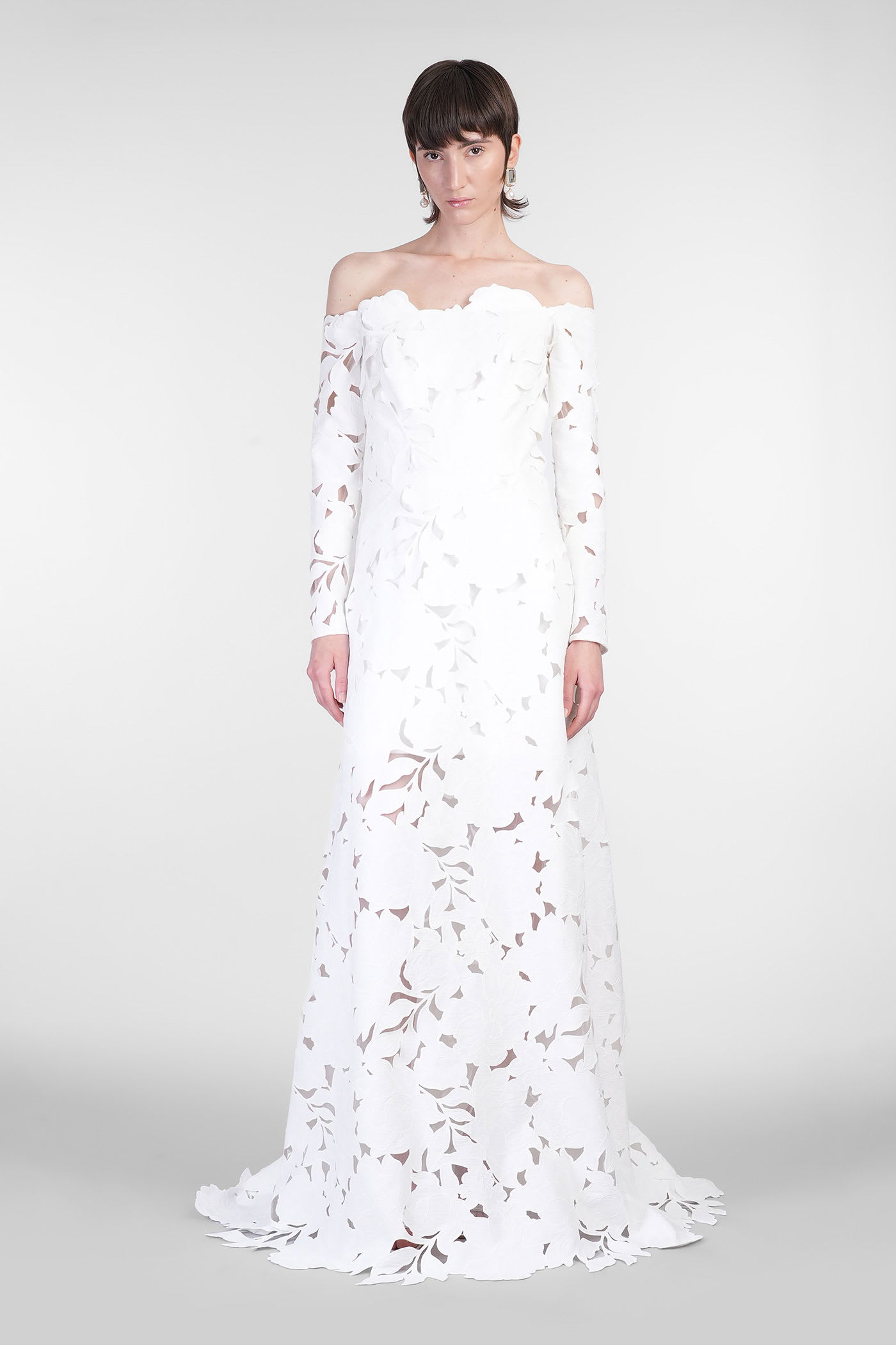 Costarellos Kasia In White Polyester