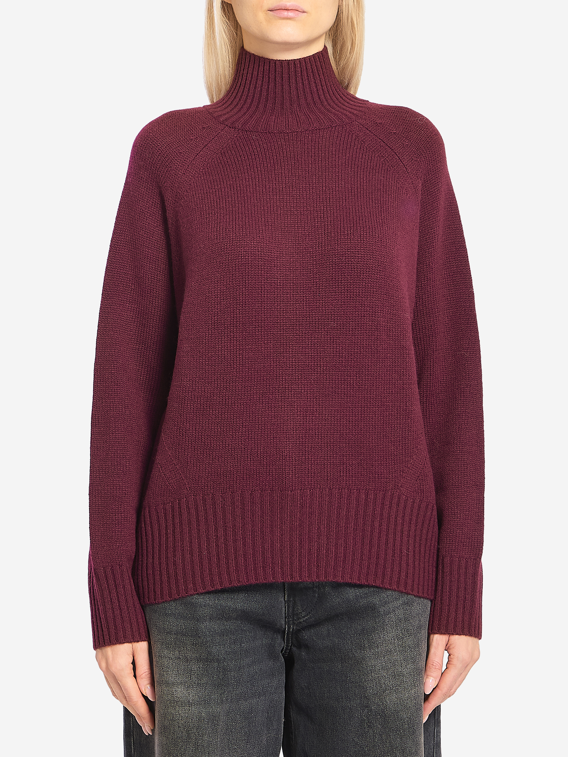 Turtleneck in wool and cashmere