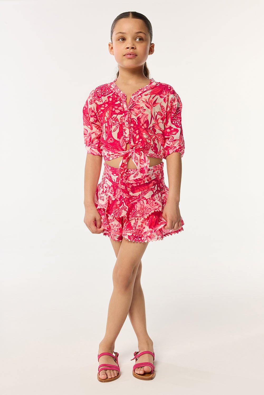 Kids Mini Skirt Alizee - Pink Jengel