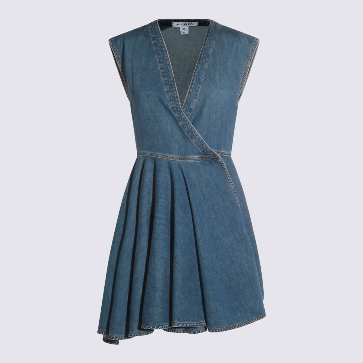 Alaia Blue Cotton Dress