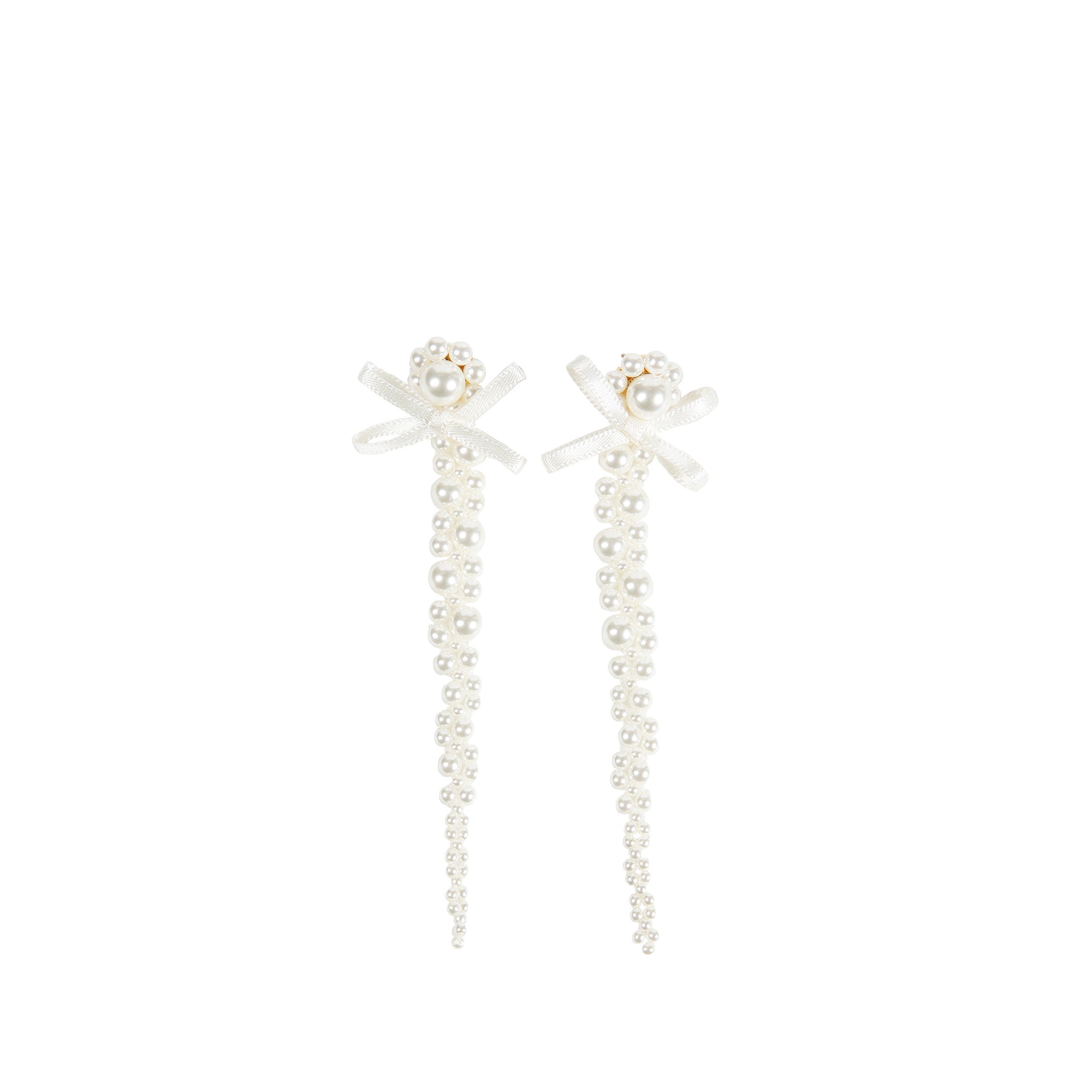 Petite Bow Detail Drip Earrings