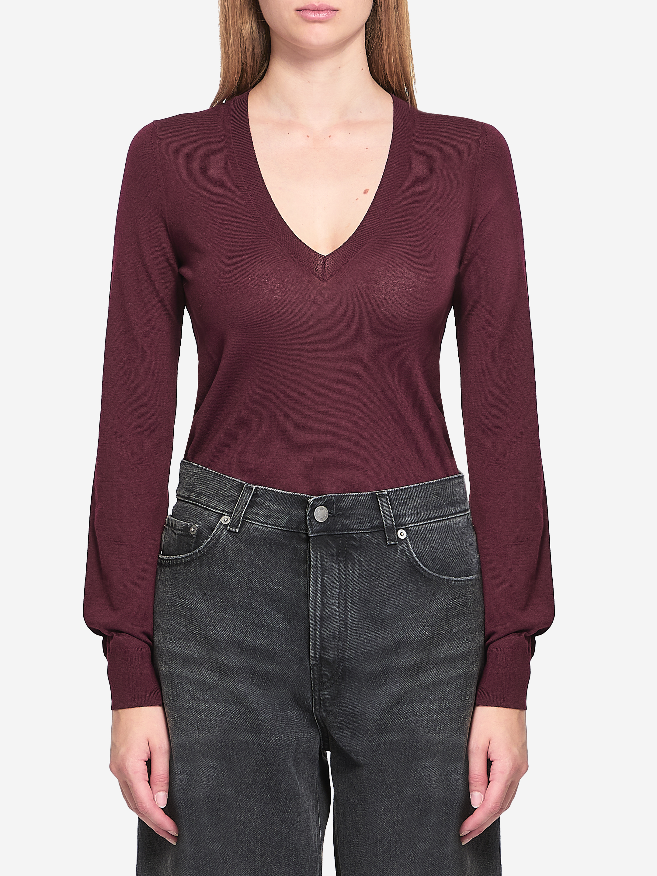 Vneckline pullover