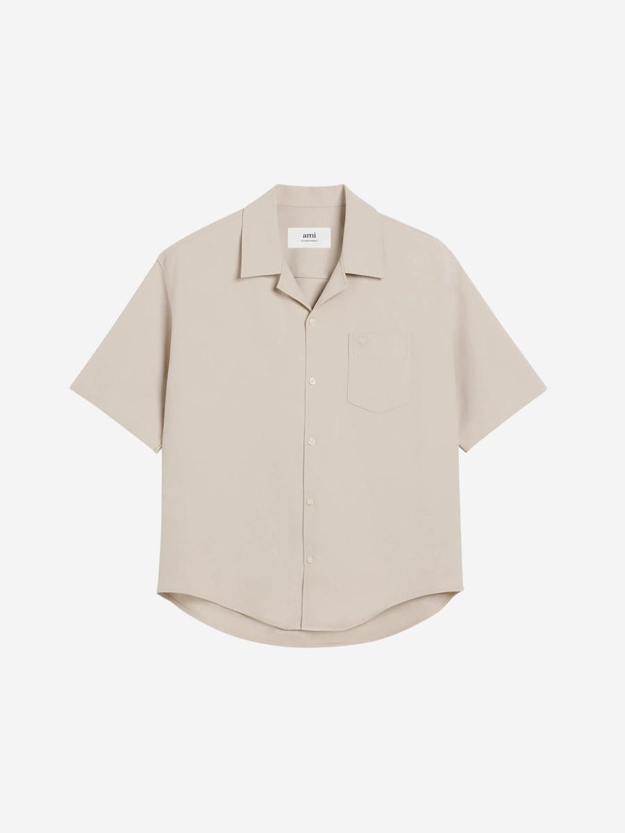 AMI Paris Cotton Camp Shirt