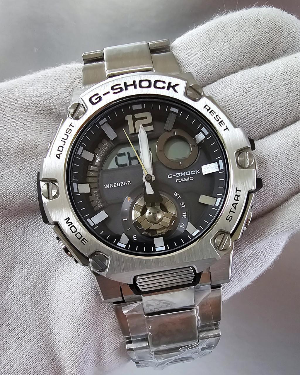 CASIO G-Steel Solar Powered Bluetooth Connect Stainless Steel Men's Watch GST-B300SD-1A