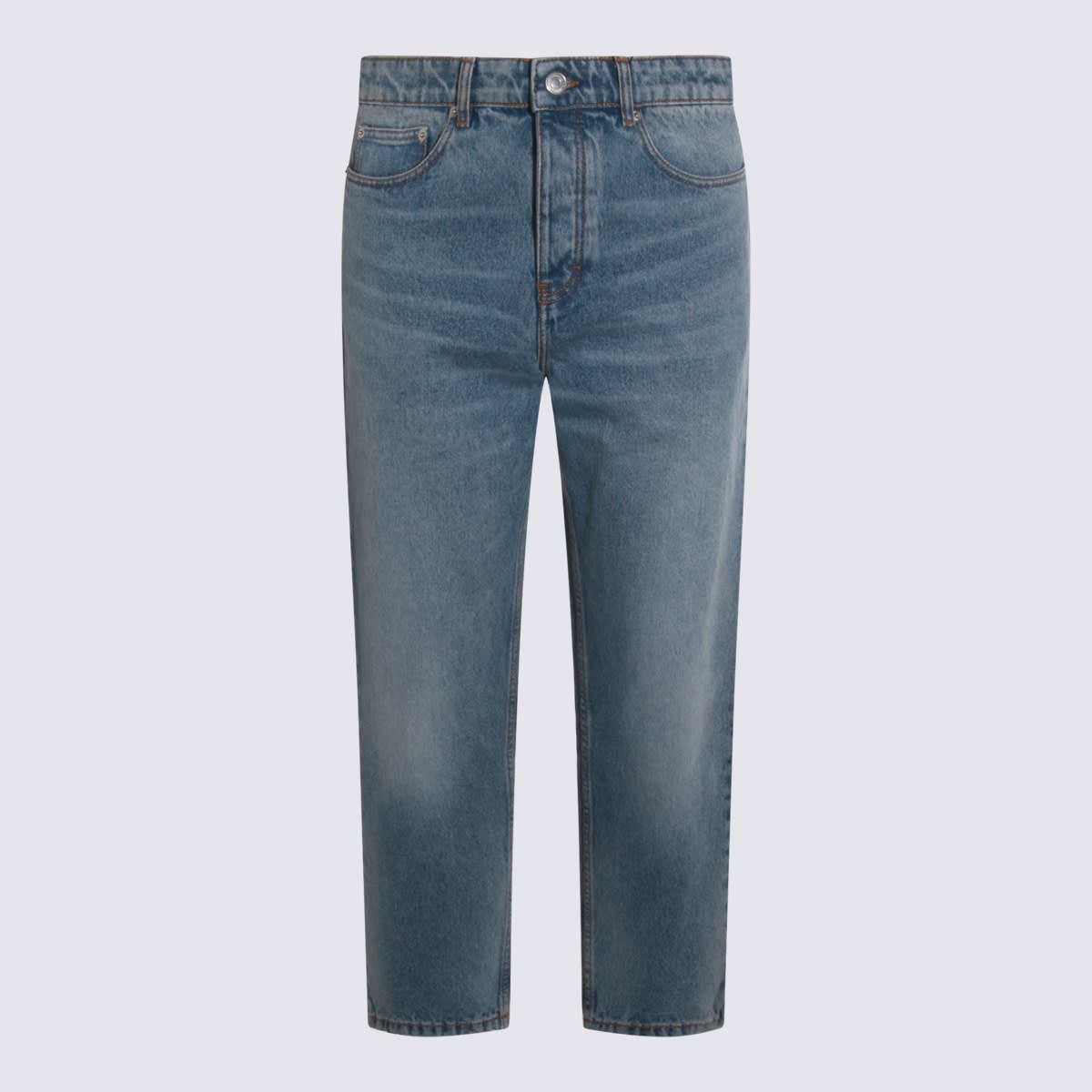 Ami Alexandre Mattiussi Light Blue Cotton Jeans