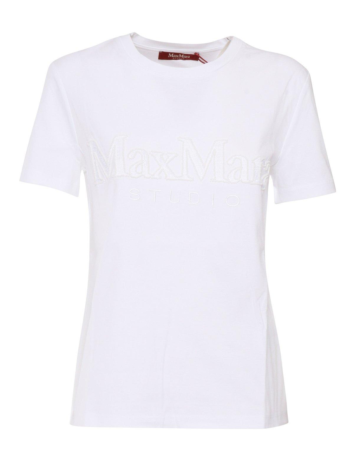 Max Mara Studio Crewneck Short-sleeved T-shirt