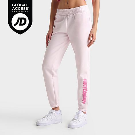 Juicy Couture Women's Wave Oversized Jogger Pants in Fanciful/Soft Glow Size: XS