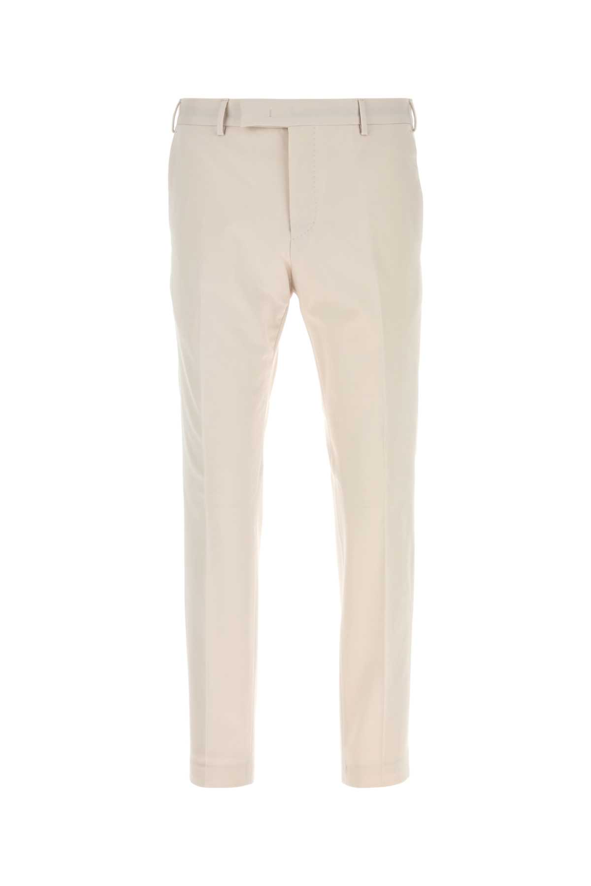 PT Torino Ivory Stretch Wool Pant