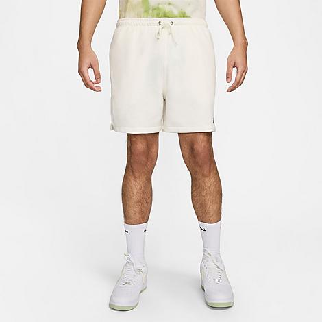 Nike Men's Club French Terry Flow Shorts in Sail/Black Size: Small