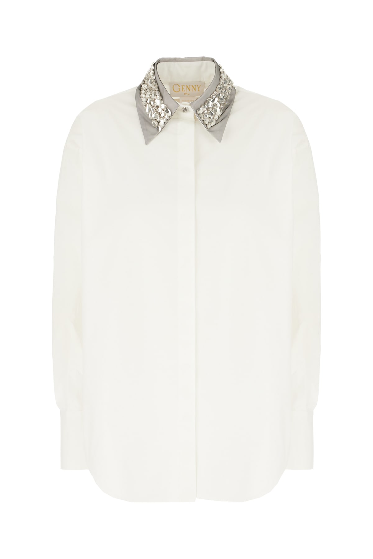 Genny White Poplin Shirt