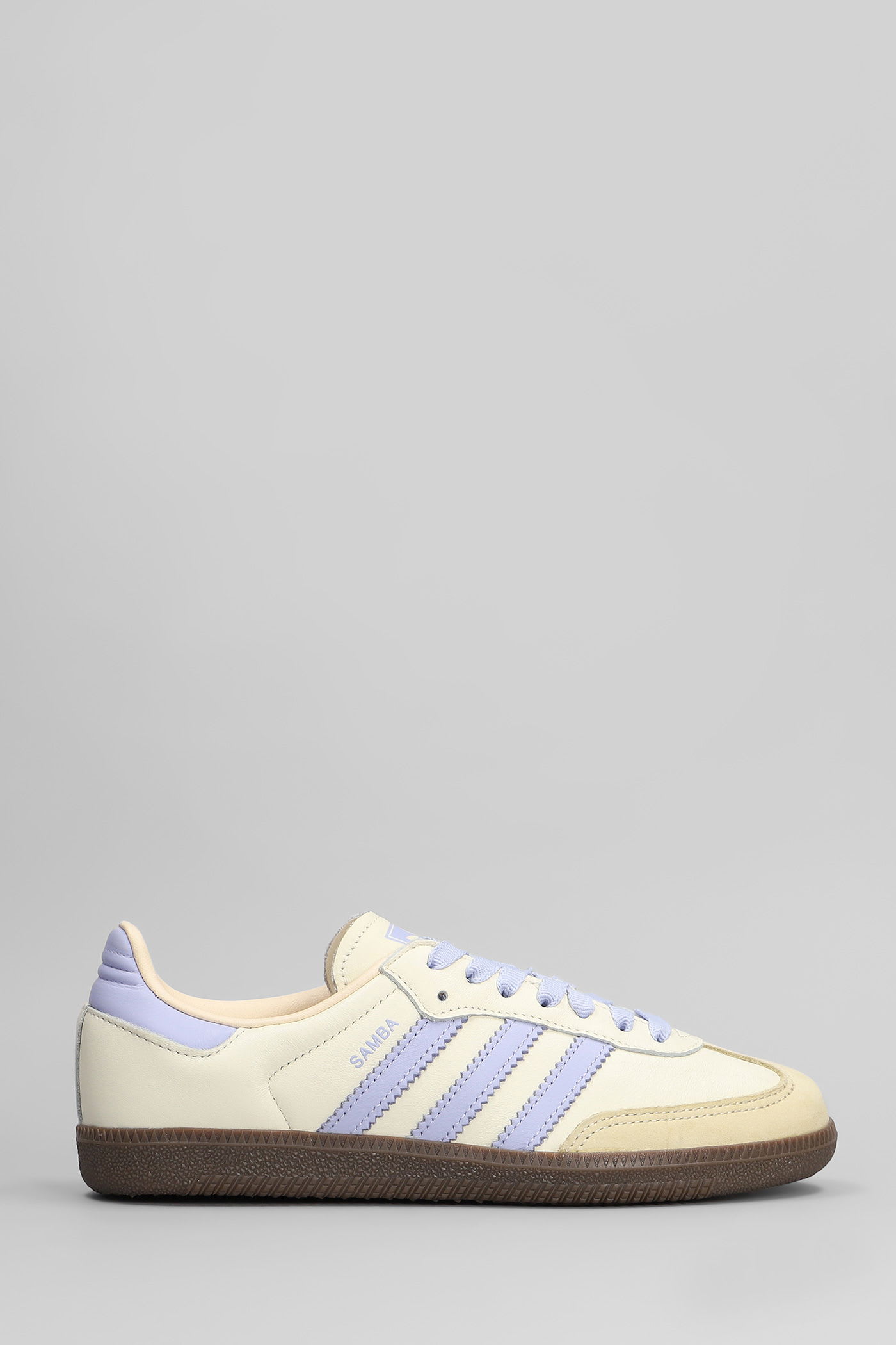 Adidas Samba Og Sneakers In Beige Leather