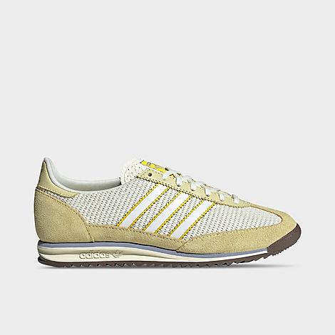 adidas Women's Originals SL 72 SE Casual Shoes in Ivory/Yellow/Powder Yellow Size: 5.0