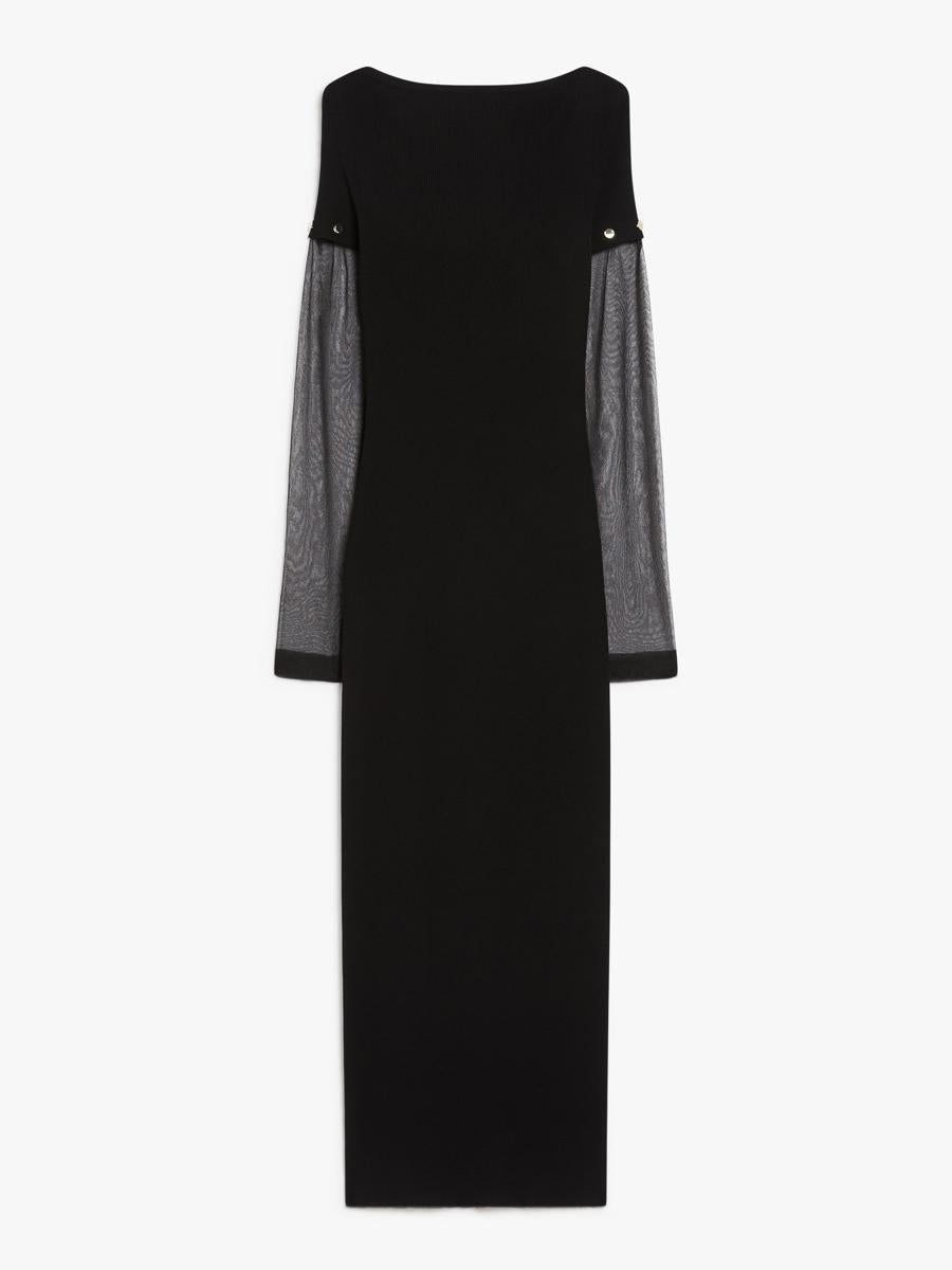 Sportmax Long Dress In Viscose
