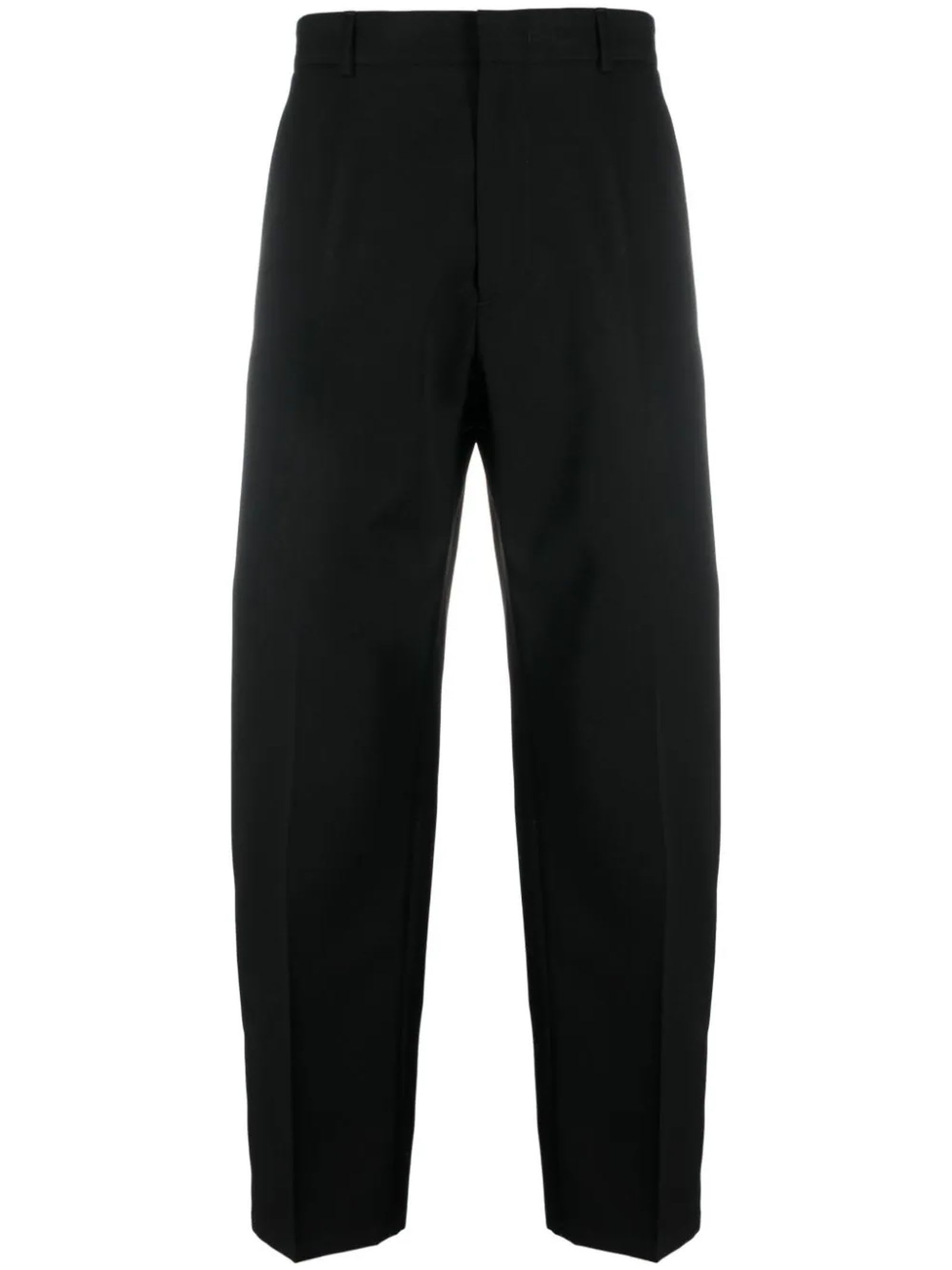 Jil Sander Black Wool Pant