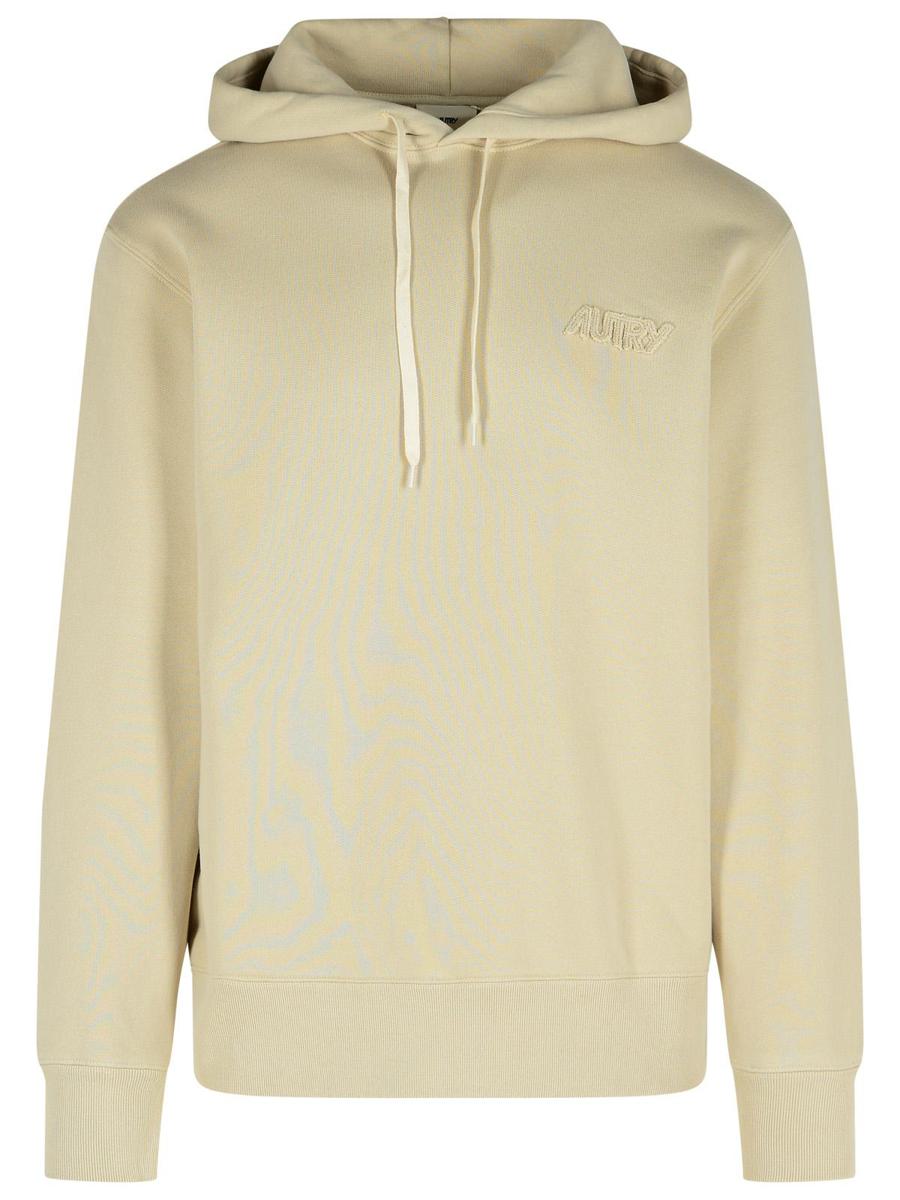 Autry Beige Cotton Sweatshirt