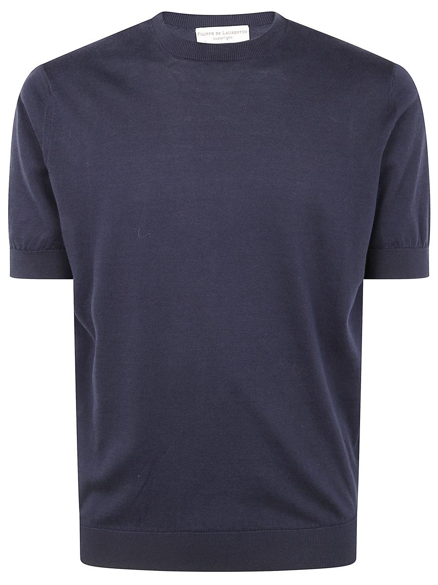 Filippo De Laurentiis Short Sleeves Round Neck Sweater Clothing