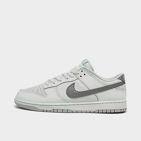Nike Men's Dunk Low Retro SE Casual Shoes in SMMT WHT/MTLC SLVR-G Size: 7.5