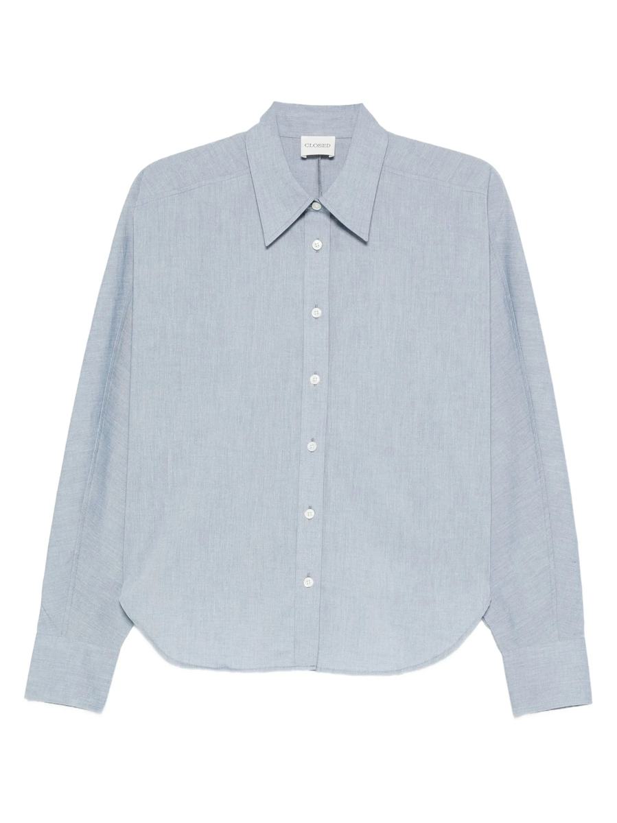 Closed Pleated Shirt Clothing