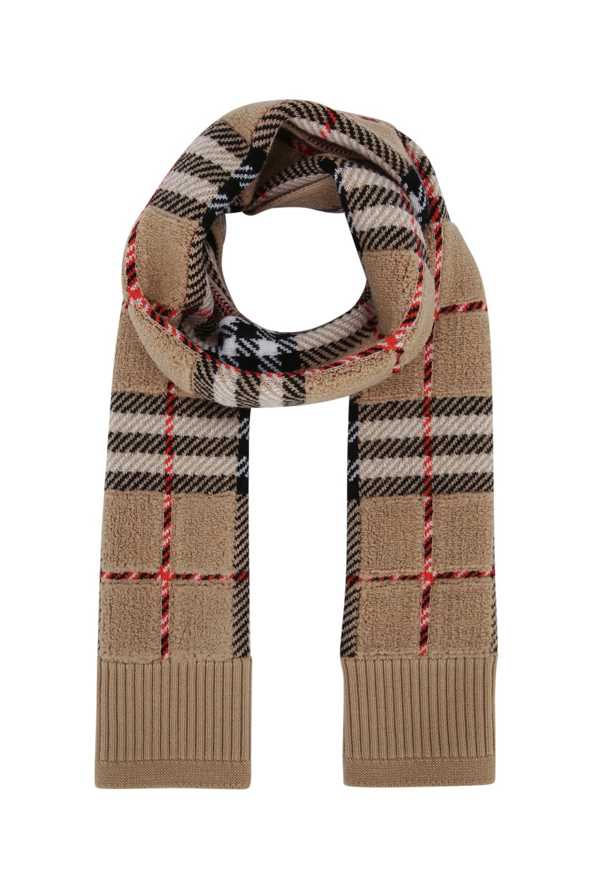 Burberry Towelling Chk Scarf