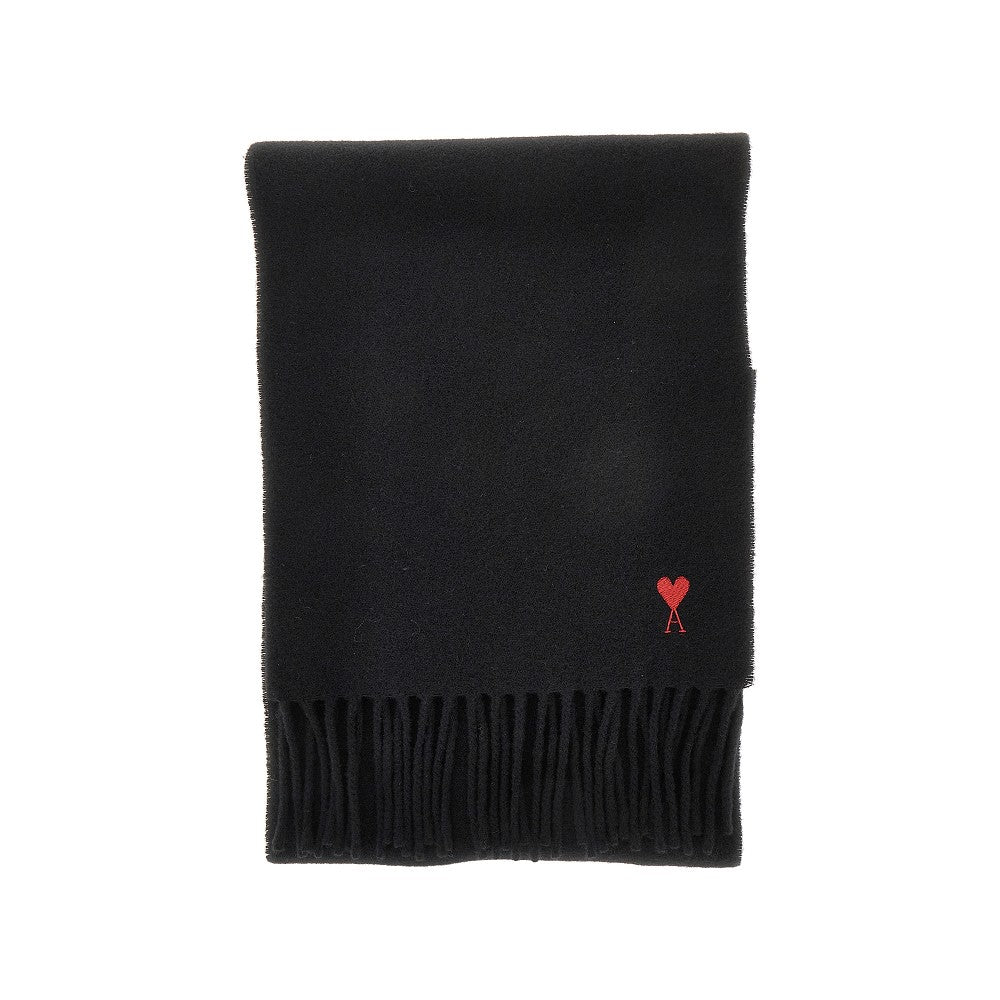 AMI Ami de Coeur embroidery scarf Woman