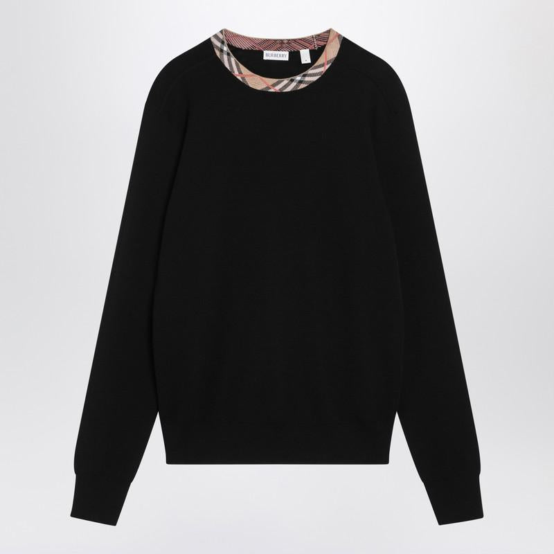 Burberry Sweater With Check Details