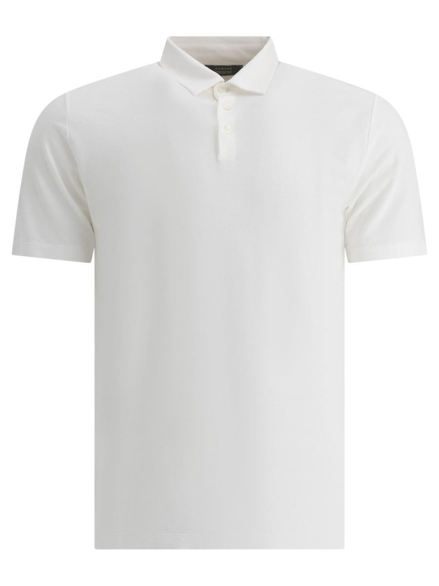 Zanone White Polo Shirt