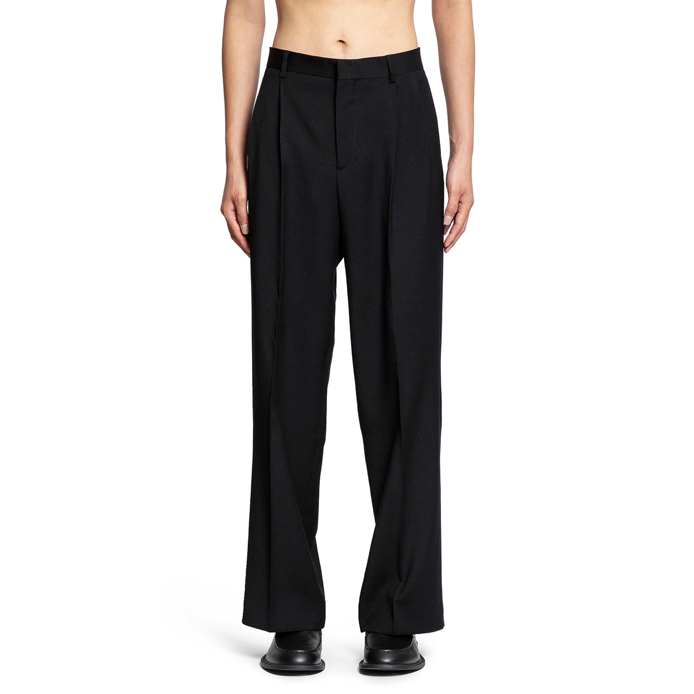 Pantaloni a Pieghe Ampie