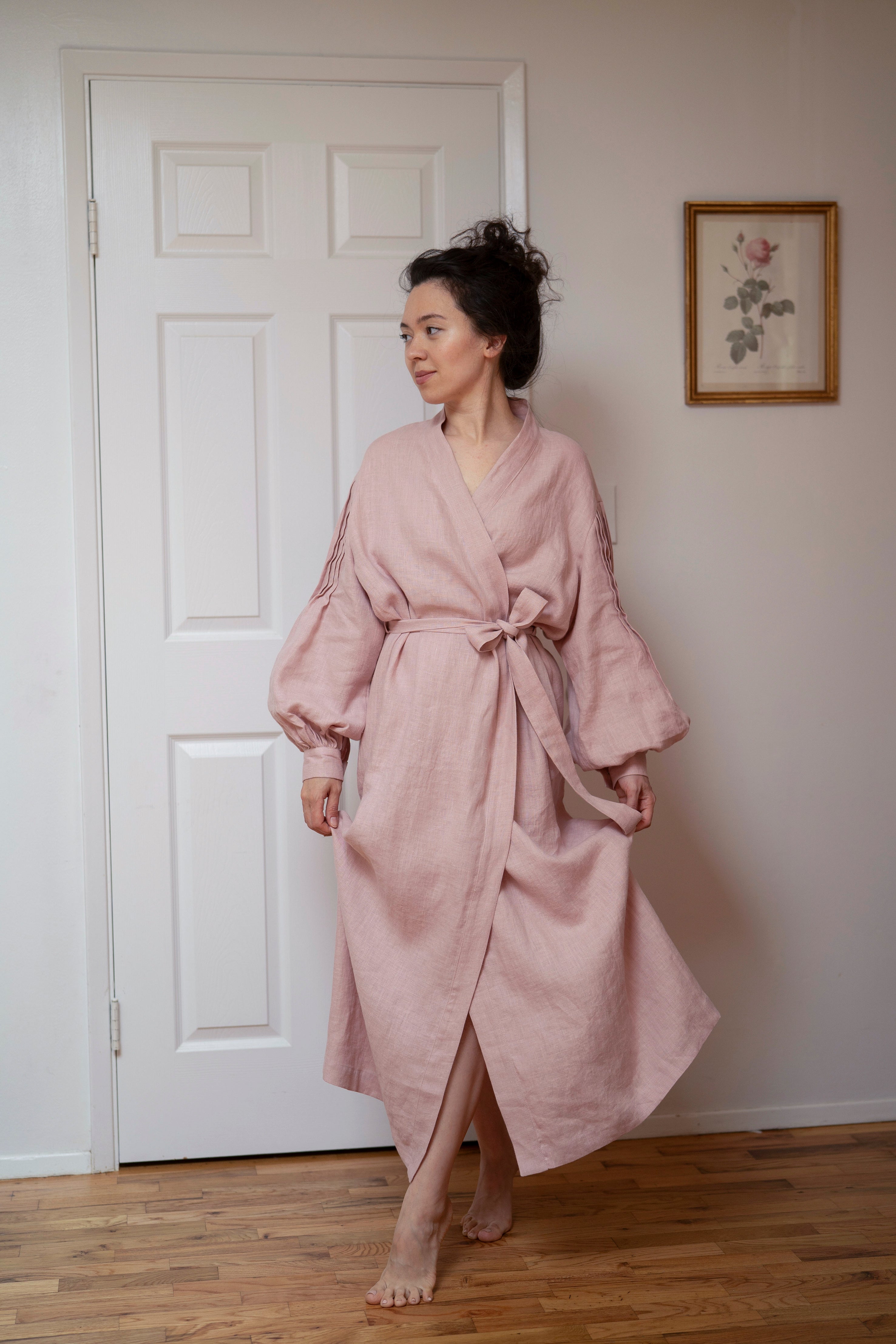 Linen Bathrobe