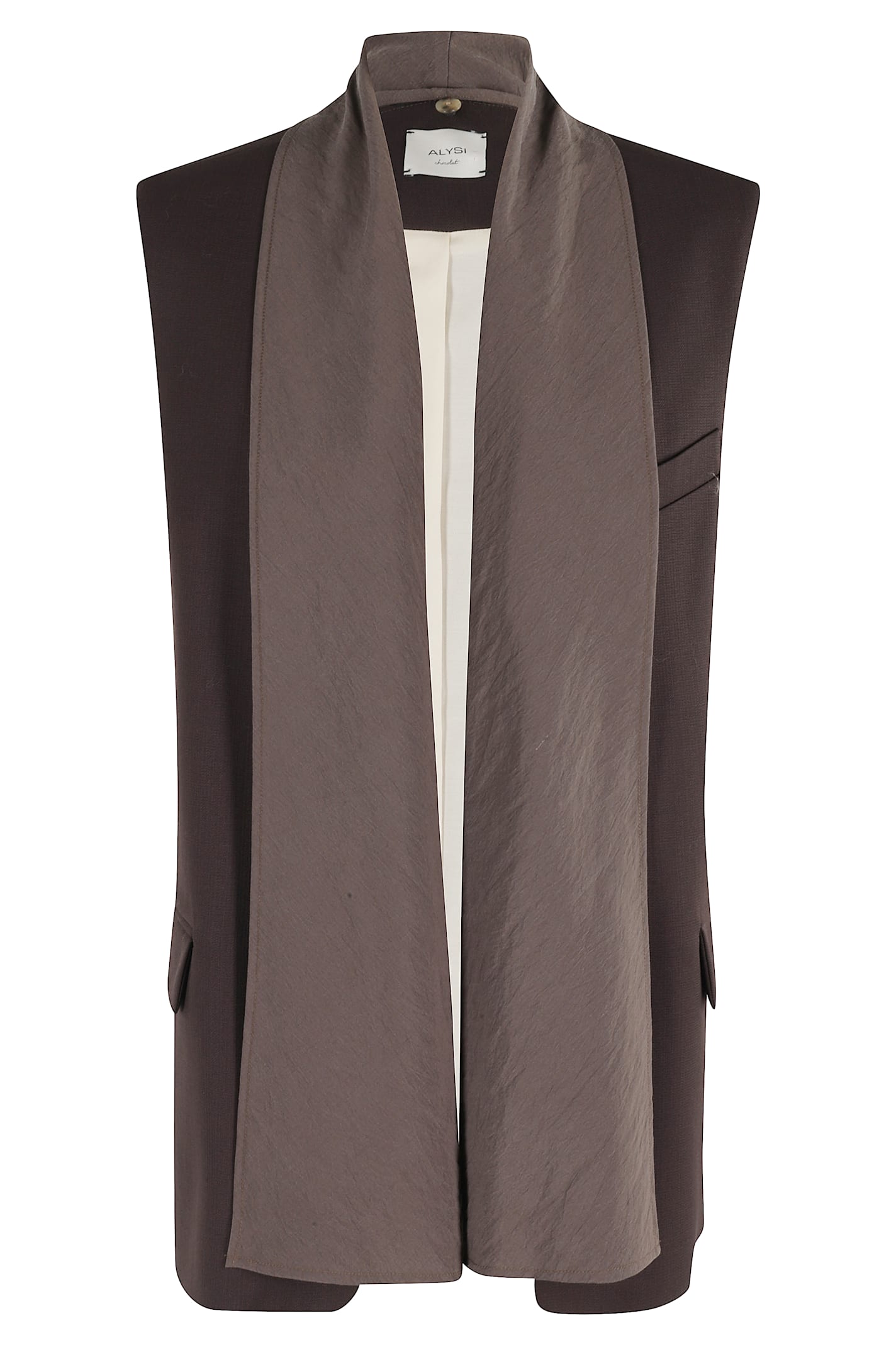 Alysi Gilet Con Sciarpa