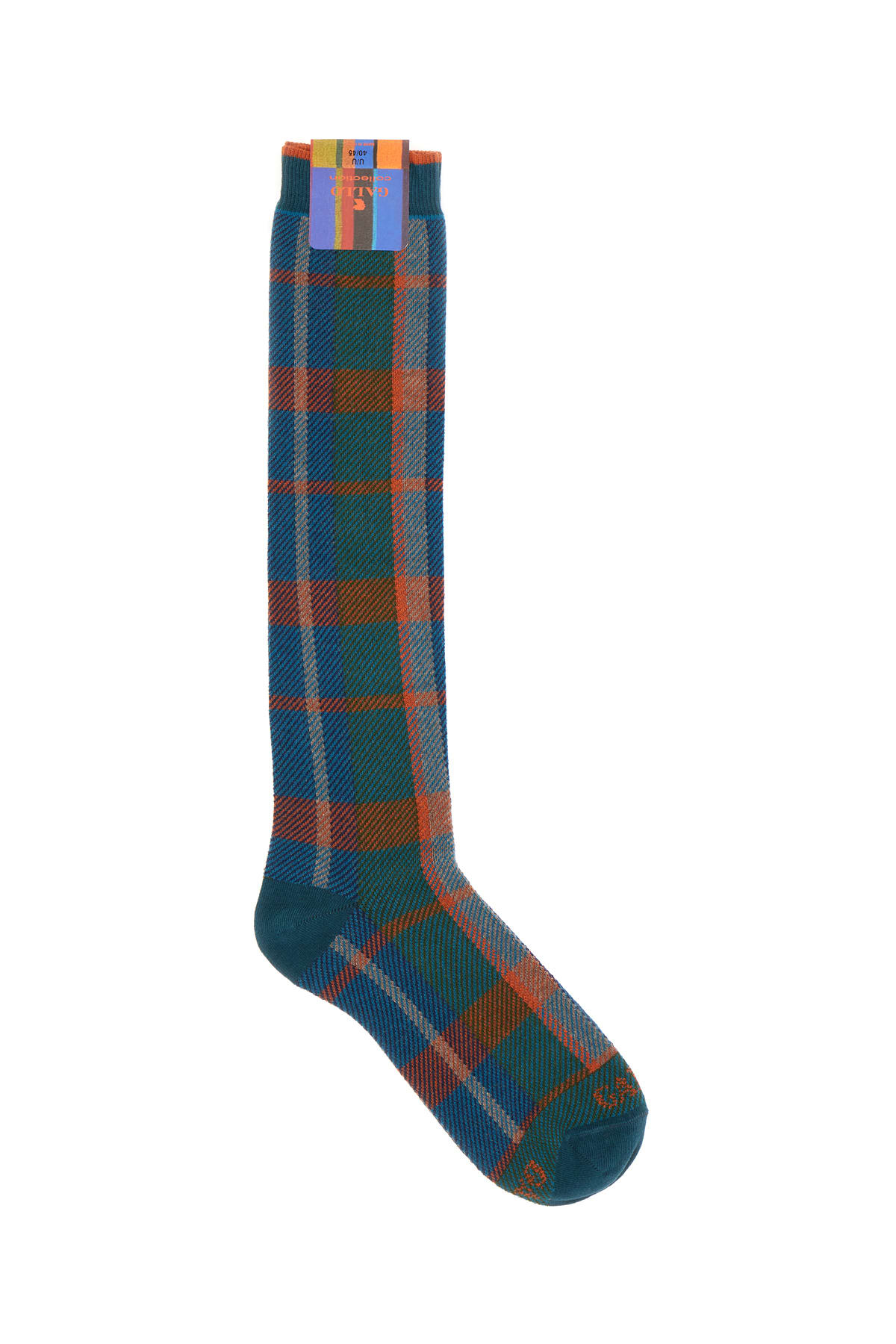 Gallo Embroidered Stretch Cotton Blend Socks