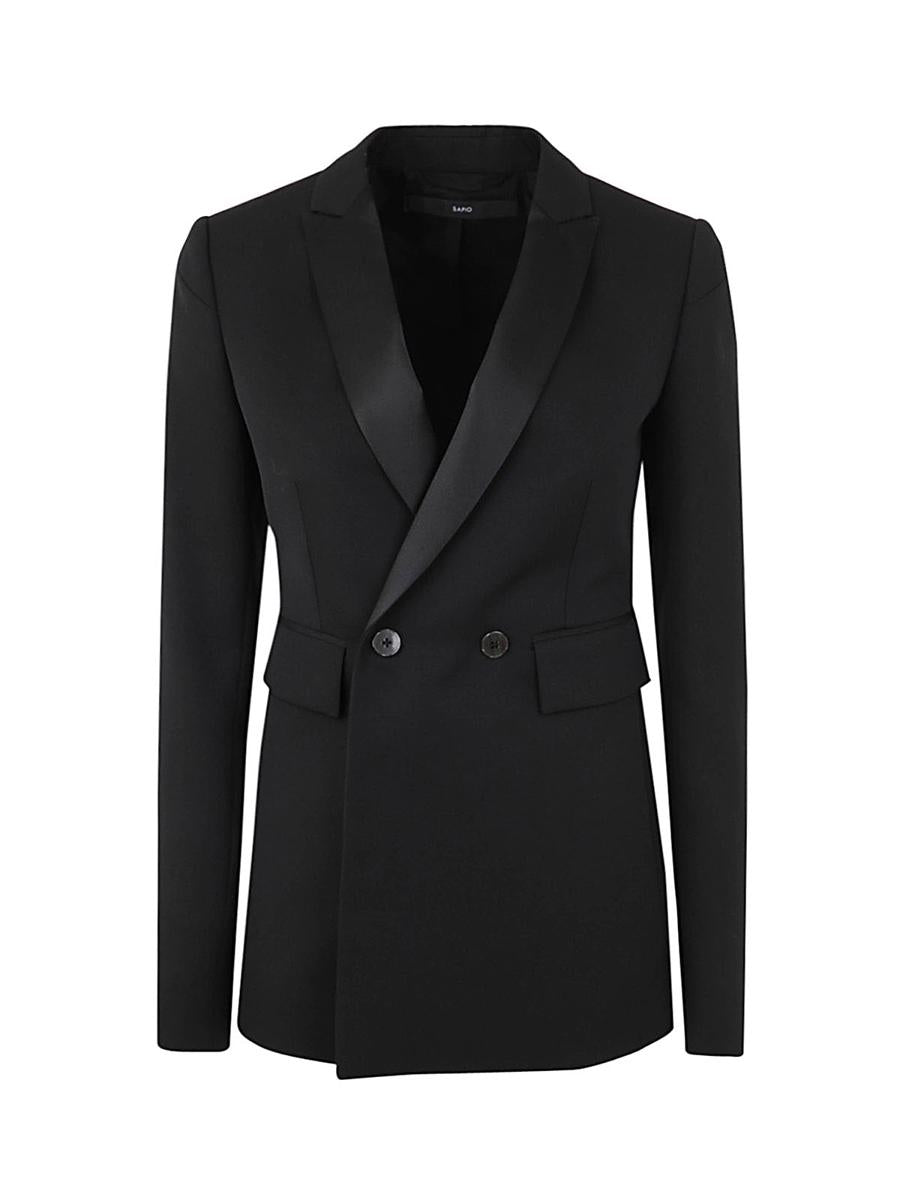 Sapio Double Breasted Blazer Jacket Clothing