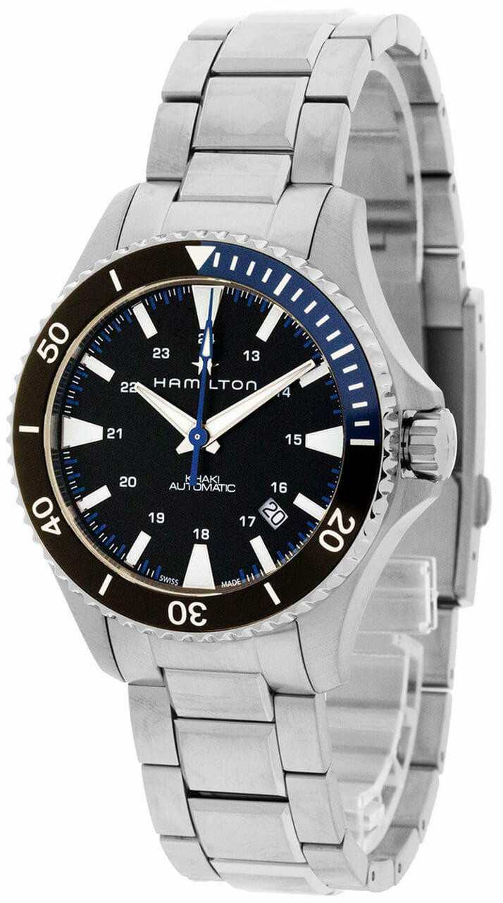 HAMILTON Khaki Navy Scuba 40MM AUTO Batman Bezel Men's Watch H82315131
