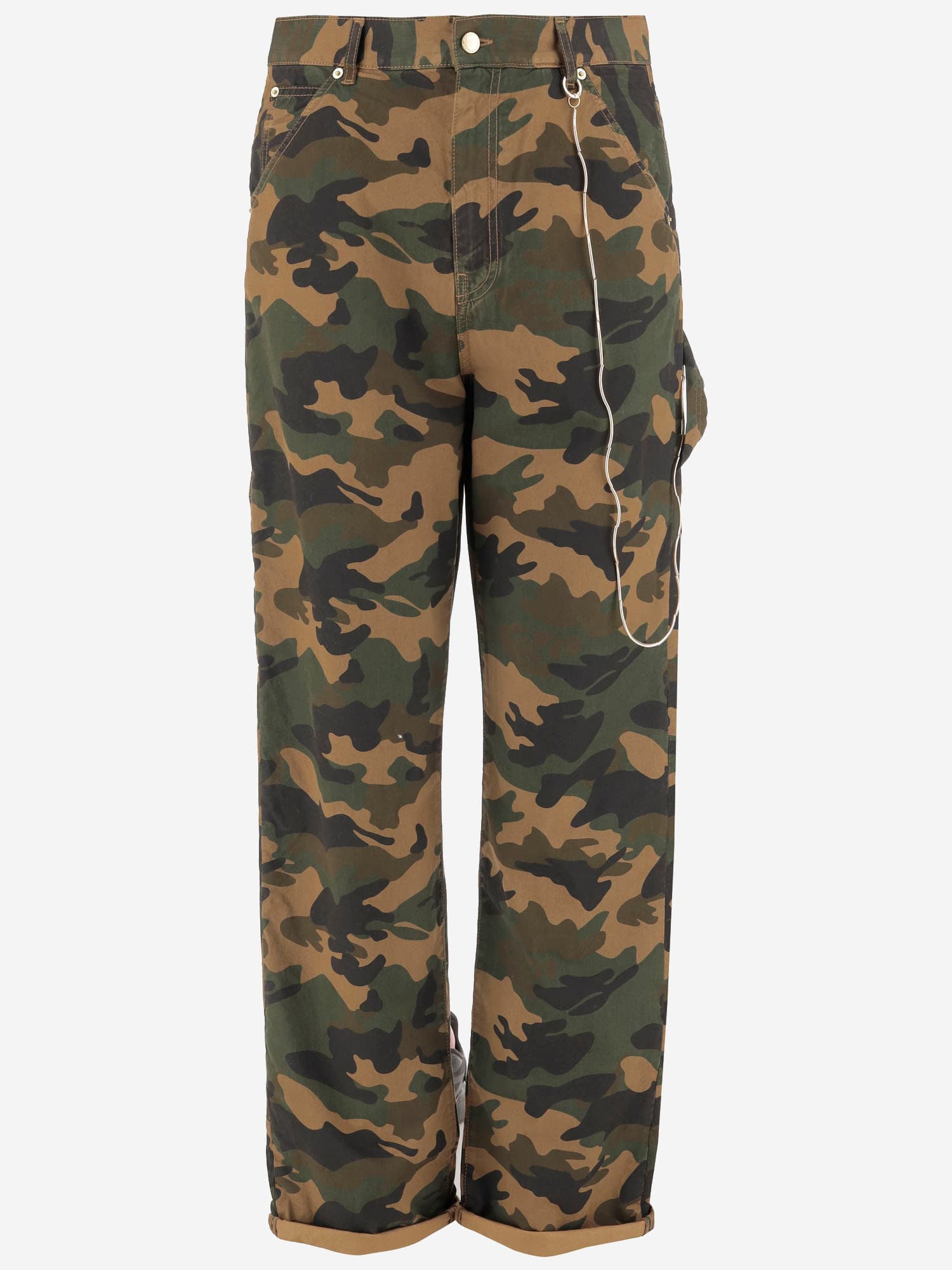 DARKPARK Camouflage Cotton Cargo Trousers