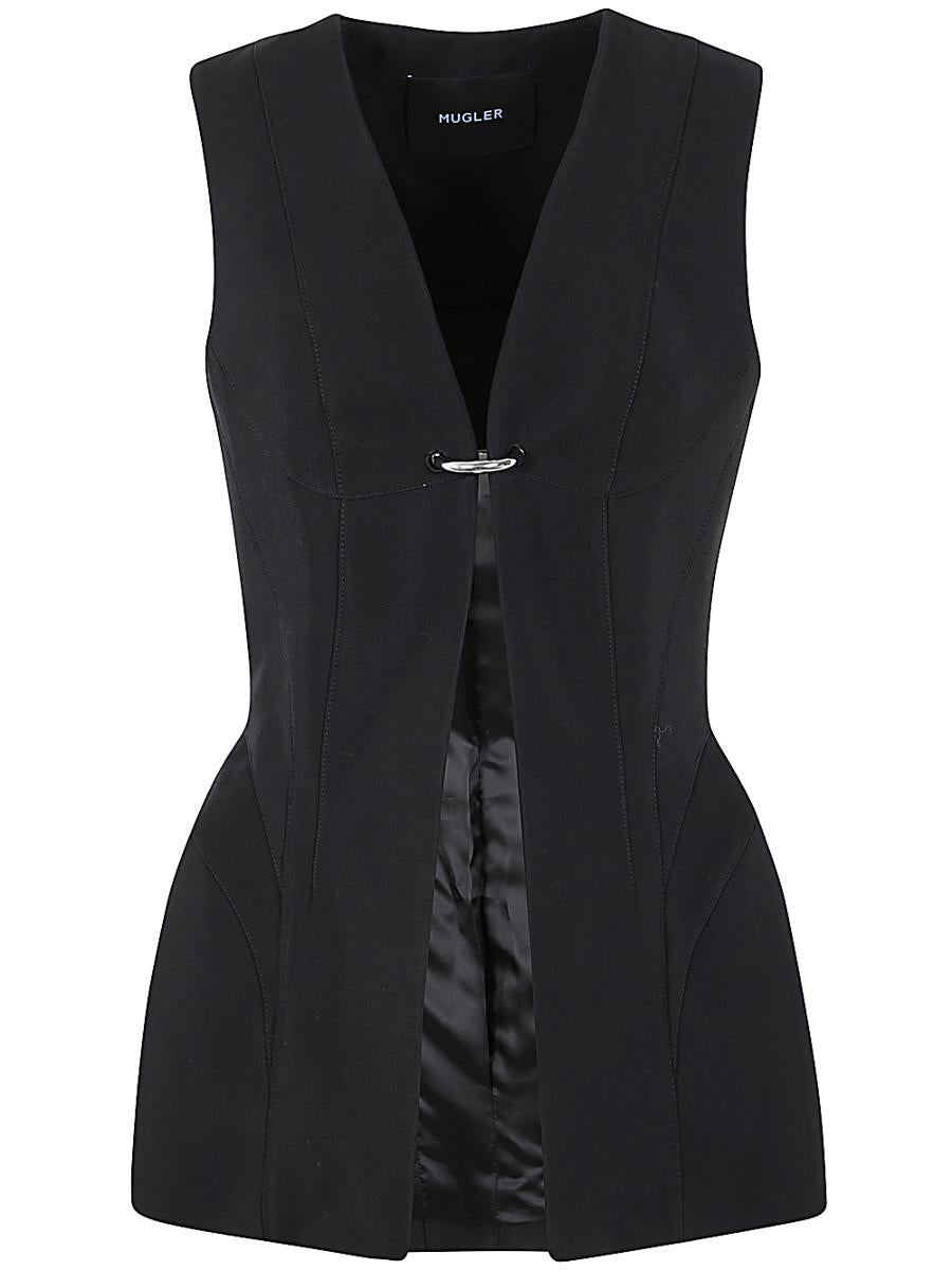 Mugler Ve0343 Waist Jacket Clothing