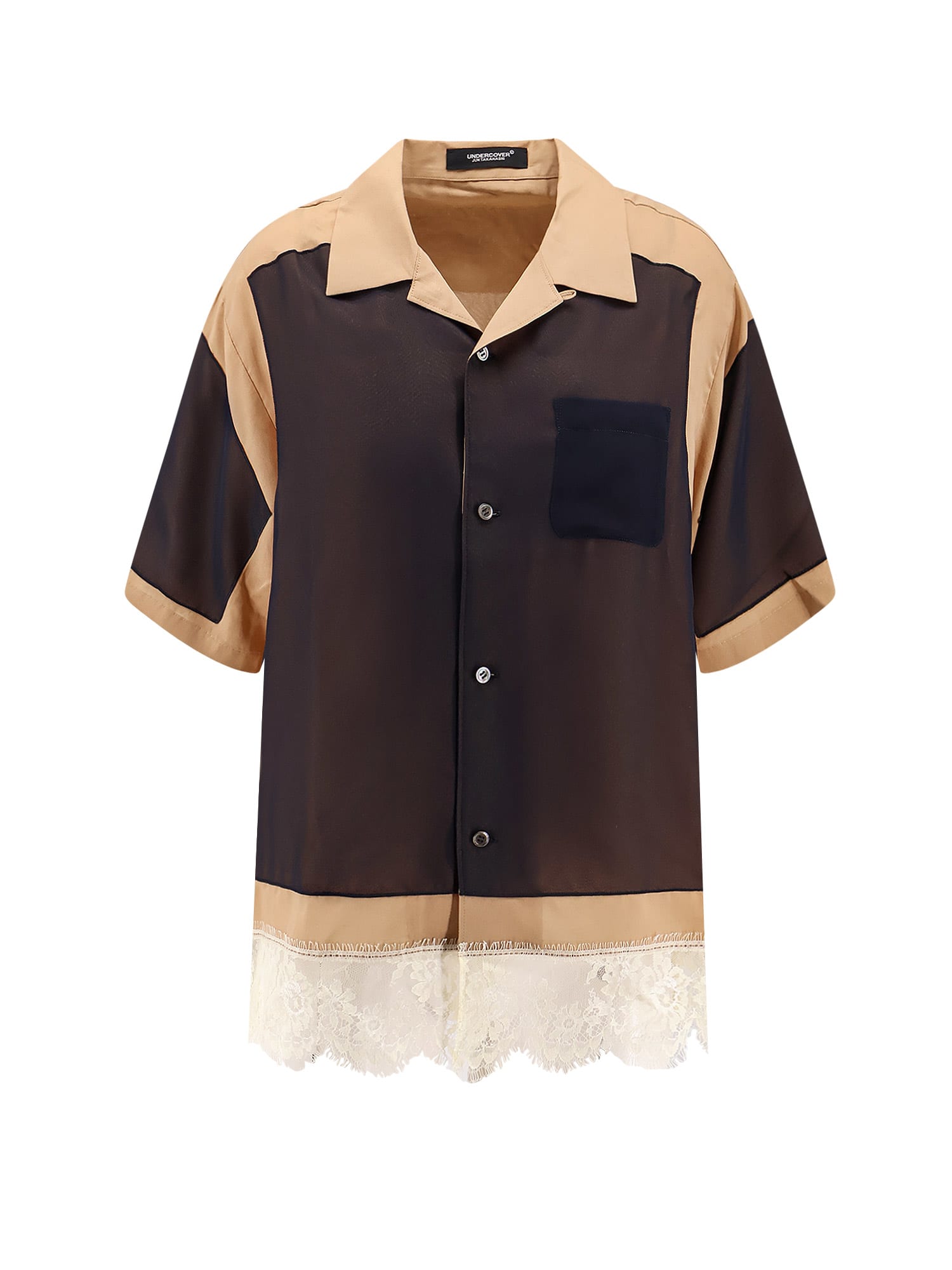 Undercover Jun Takahashi Rayon Shirt With Lace Detail