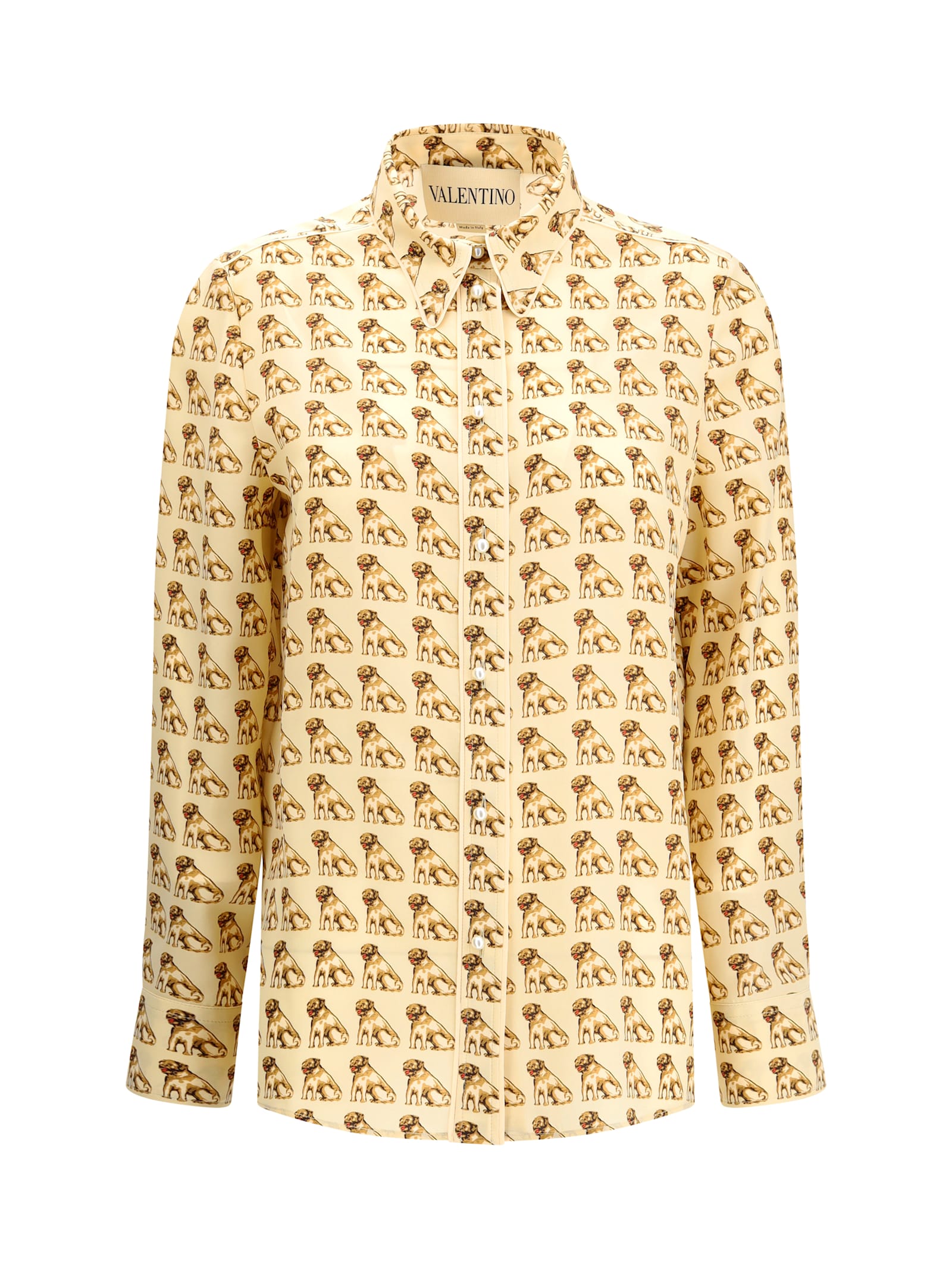 Valentino Silk Crepe De Chine Shirt