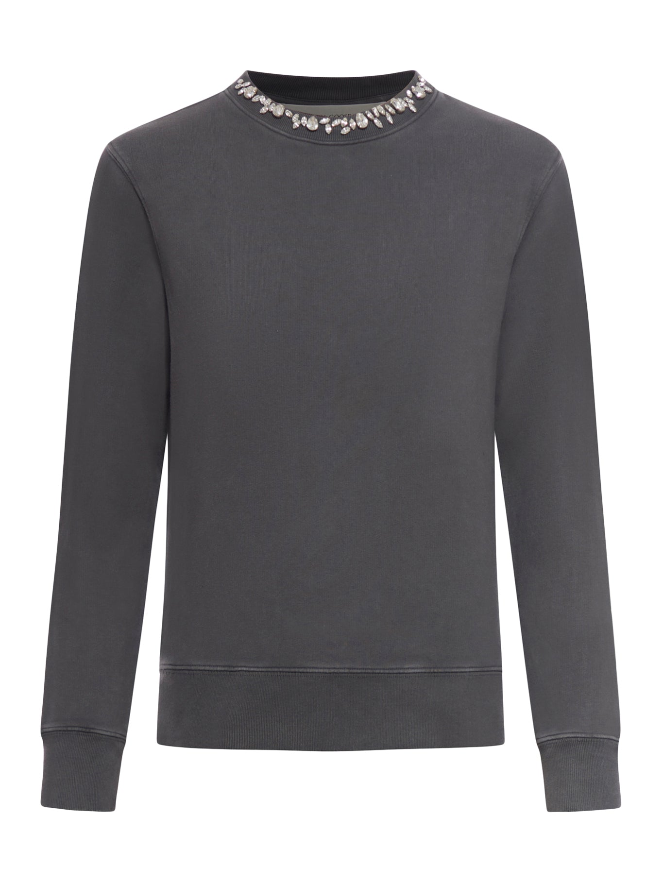 CREWNECK SWEATSHIRT WITH CRYSTALS - Golden Goose Deluxe Brand - Woman