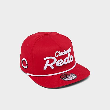 New Era Cincinnati Reds MLB The Golfer Snapback Hat in Red/White