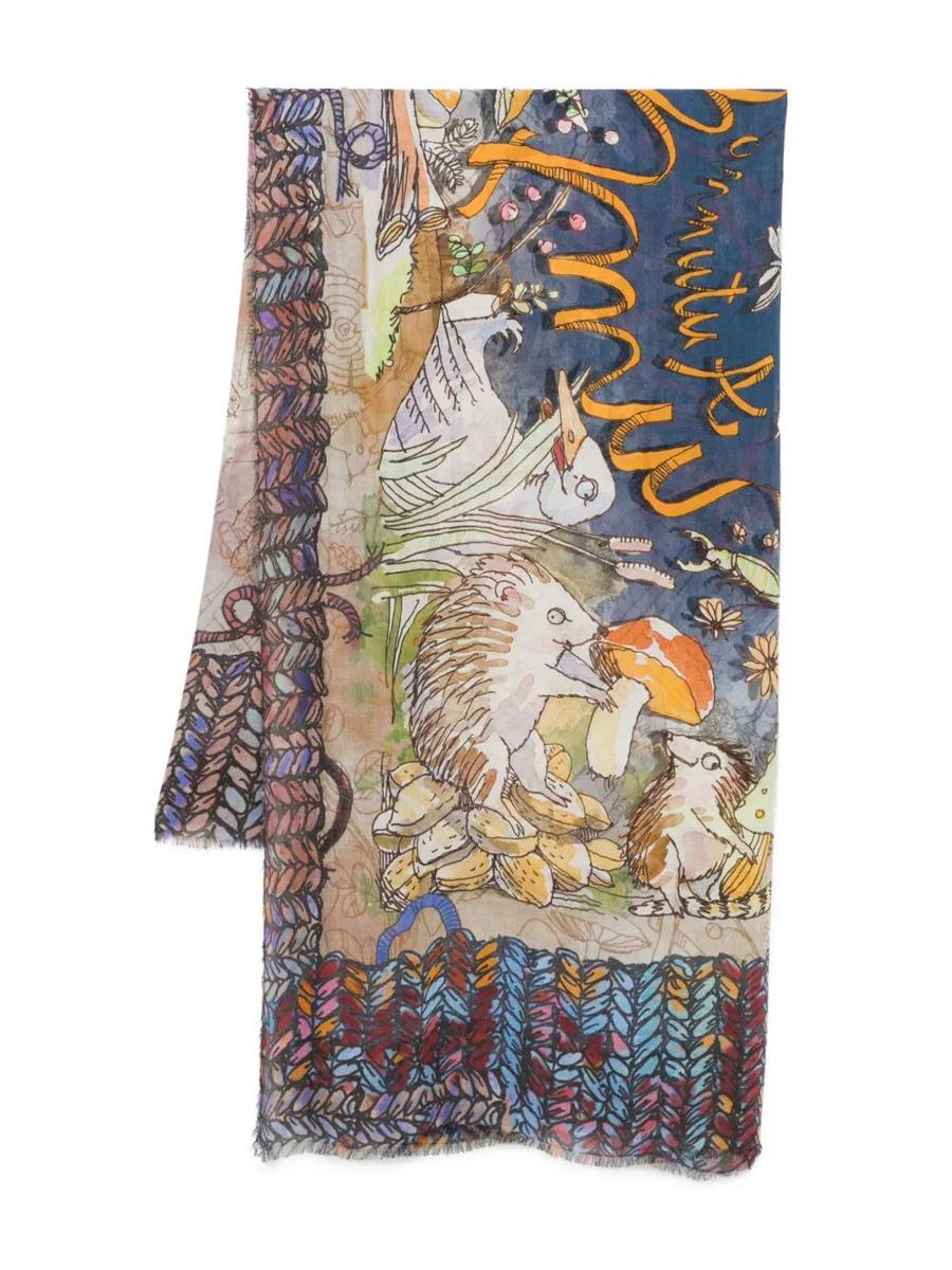 Faliero Sarti Stola Seasons In Collaboration With Paolo Fiumi Accessories