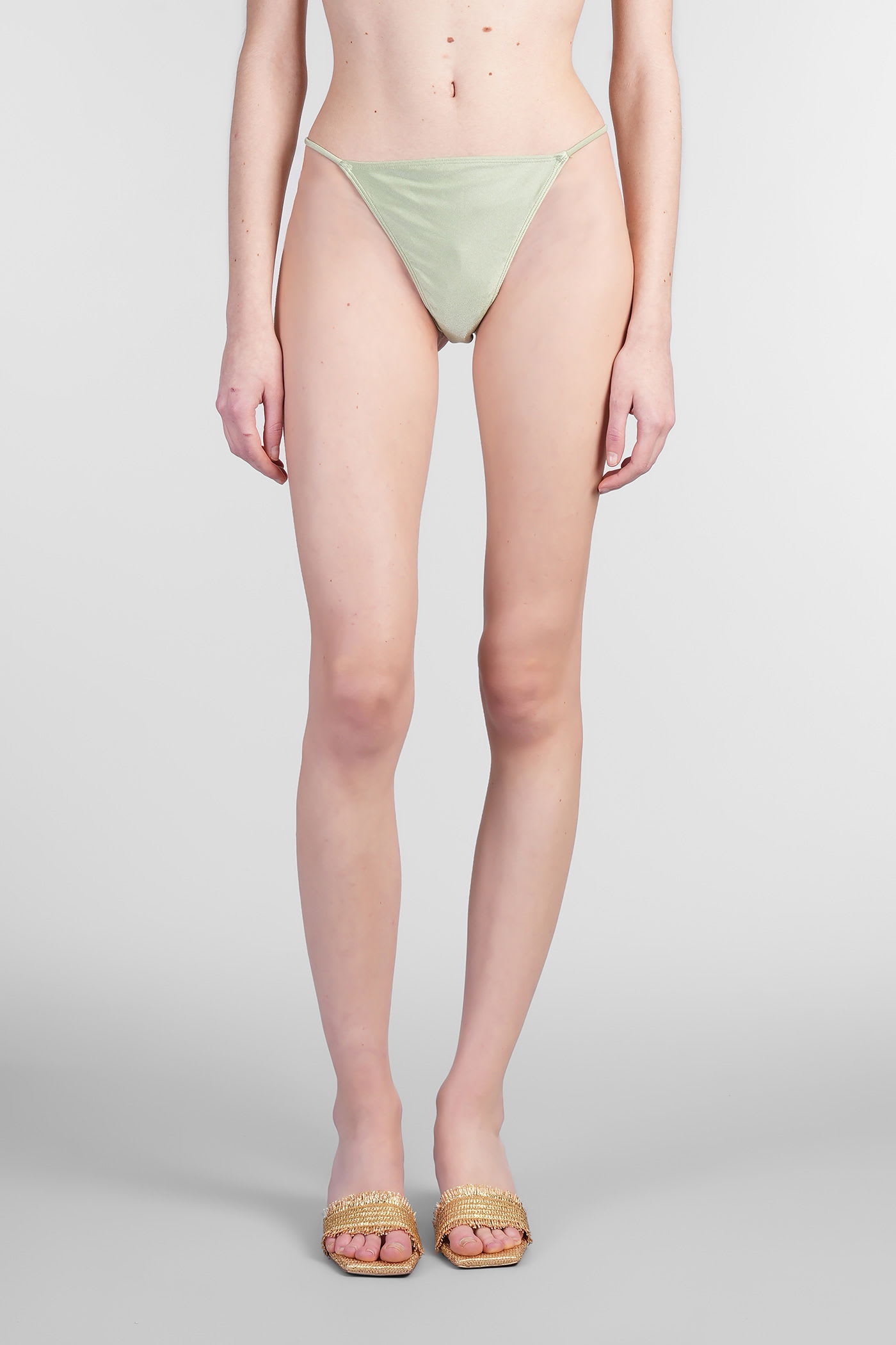 Cult Gaia Anoki Beachwear In Green Polyamide
