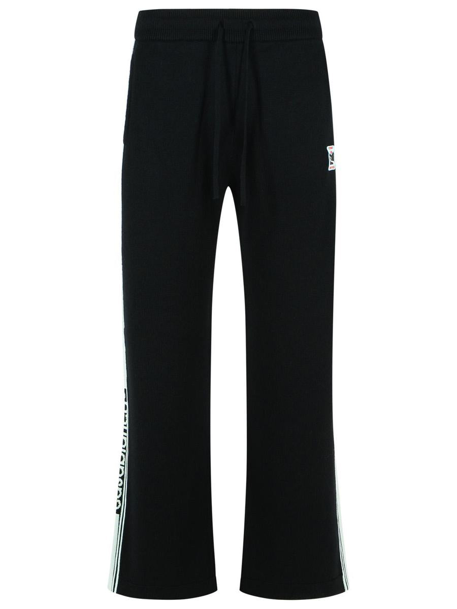 Casablanca Black Merino Wool Pants