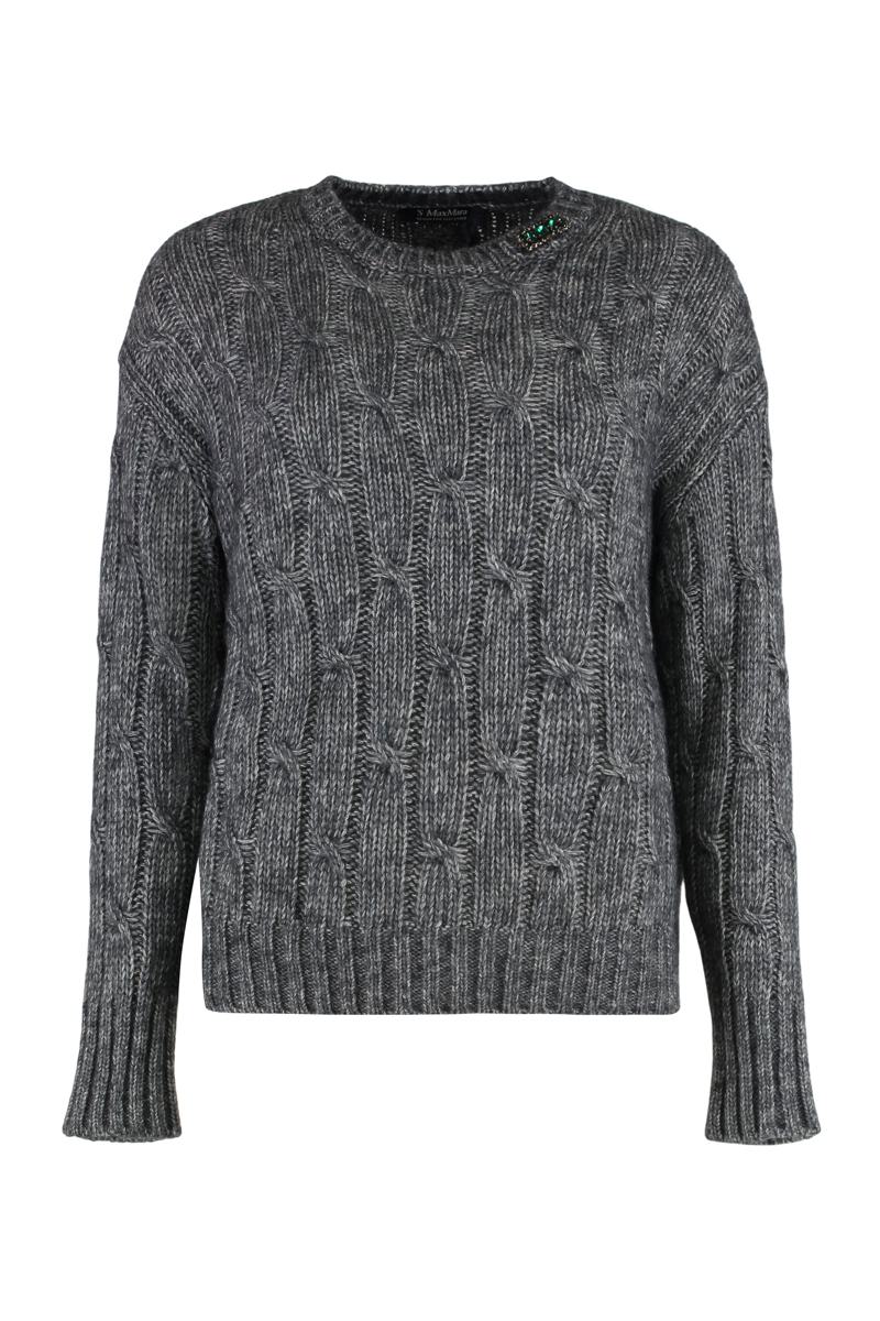 'S Max Mara Cabaret Cotton Blend Crew-Neck Sweater