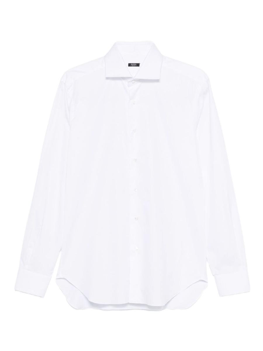 Barba White Cotton Shirt