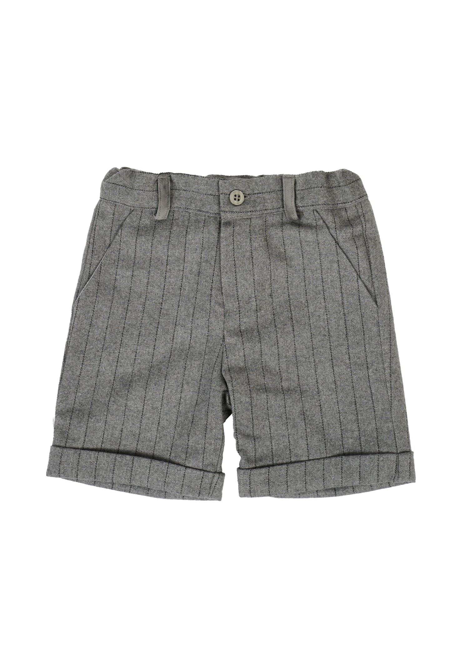 Patachou Grey Shorts For Baby Boy