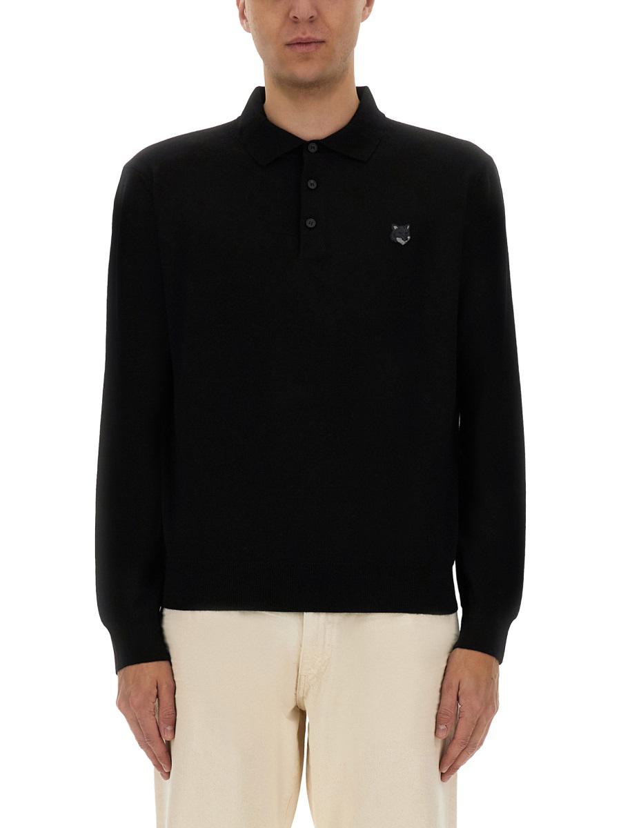 Maison Kitsuné Polo Shirt "Fox Head"