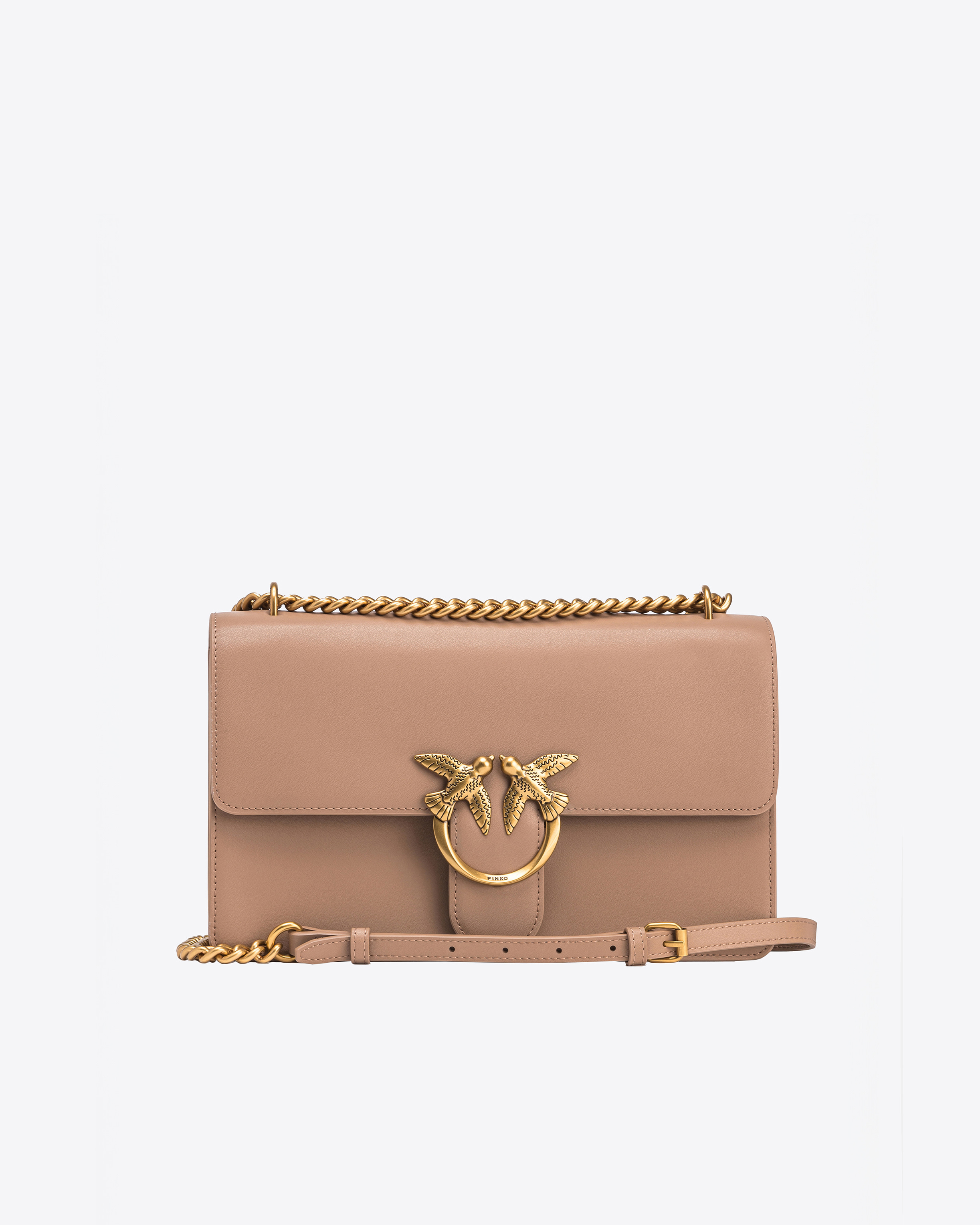 Pinko, Classic Love Bag One Simply, Biscuit au gingembre-or antique, U