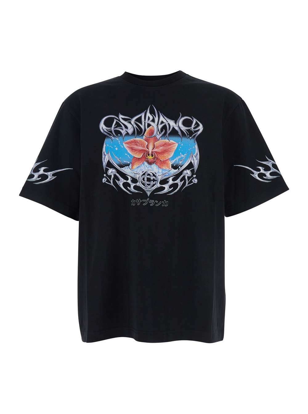 Casablanca Blades Printed Oversized T-shirt